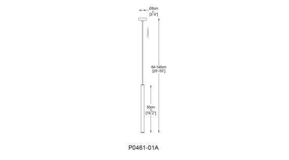 Lampa wisząca Zuma Line Loya 1 biały