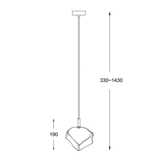 Lampa wisząca Zuma Line Rock P0488-01F-F4AC