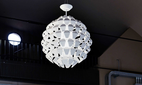Lampa wisząca biała Panzeri Agave 71 cm