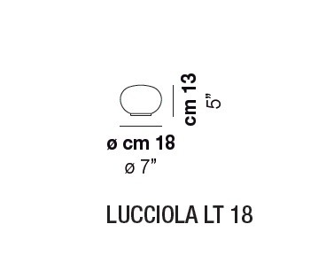 Lampka Nocna 18 cm VISTOSI LUCCIOLA LT 18