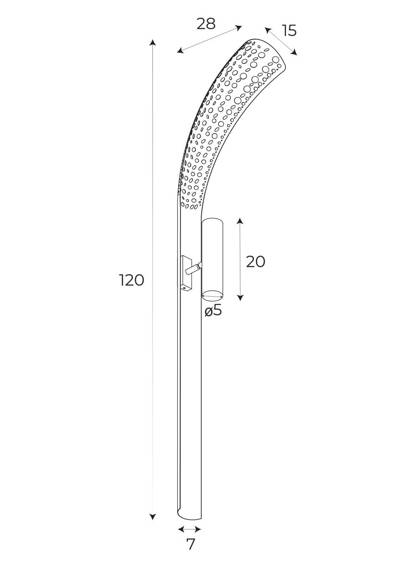 Lampka ścienna Cobra W0342 MaxLight 