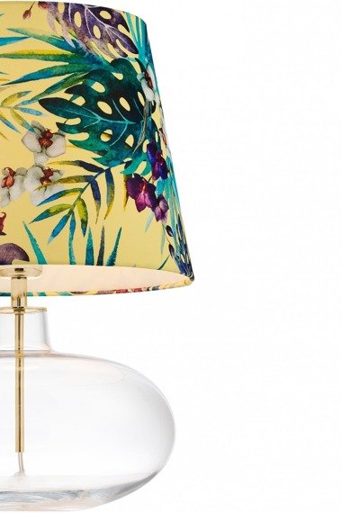 Lampka stołowa z motywem egzotycznym Kaspa Feria 40905114