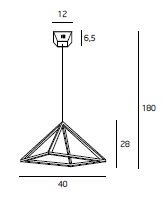 Lampy wewnętrzne  MaxLight Peak  P0275 M  Miedź