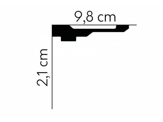 Listwa przysufitowa ozdobna Mardom Decor MDB165