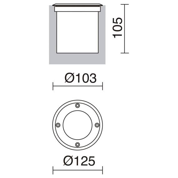 Loo 183A-L0206A-30 Oprawa gruntowa Novolux