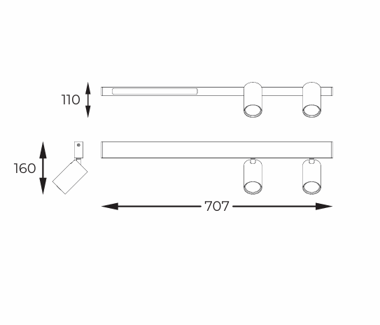 Mannari S230757203 Zuma Line Plafon nowoczesny