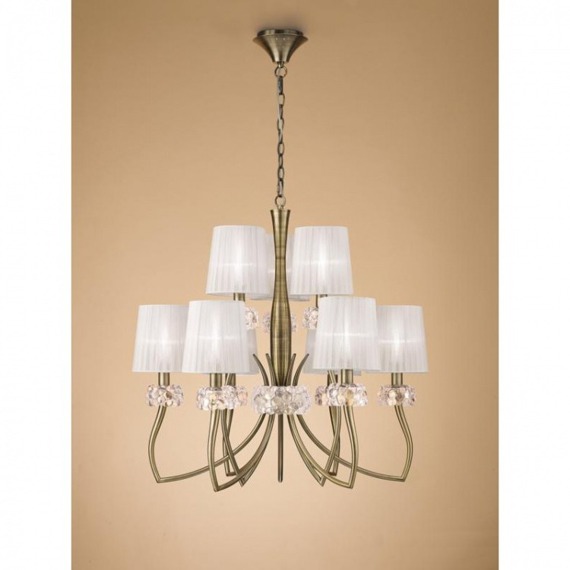 Mantra LOEWE ANTIQUE BRASS 4730 lampa wisząca