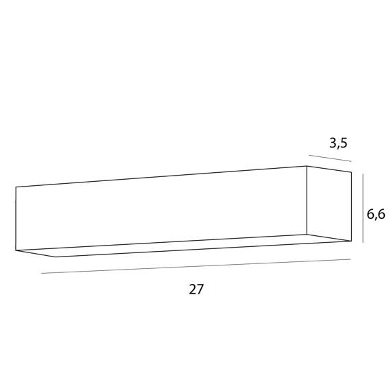 MaxLight X-Line Reflektor C0254 14W