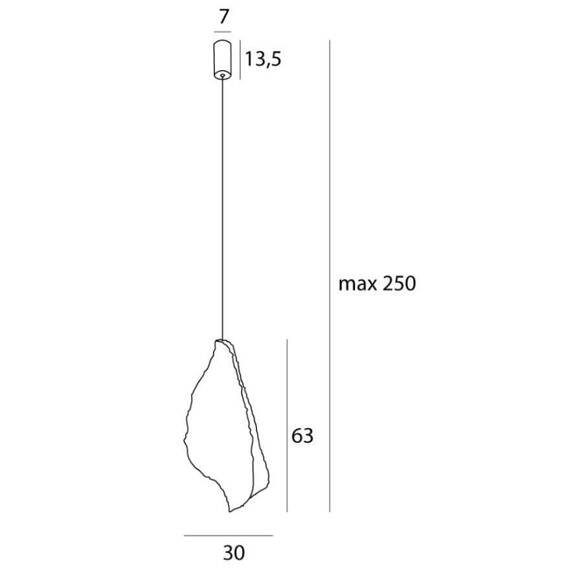 Maxlight Concha Lampa wisząca P0540