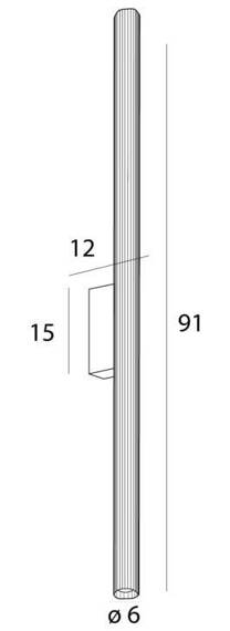 Maxlight Fayette Kinkiet W0367 91cm