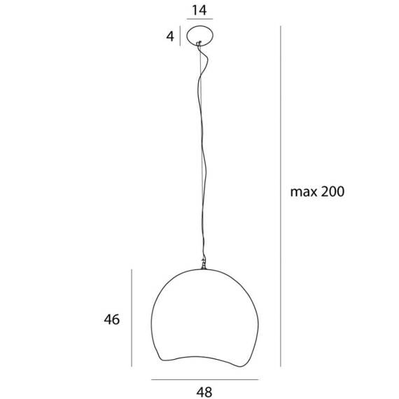 Maxlight Lampa wisząca P0533 Pierre