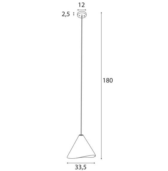 Maxlight Lampa wisząca Sakura P0547