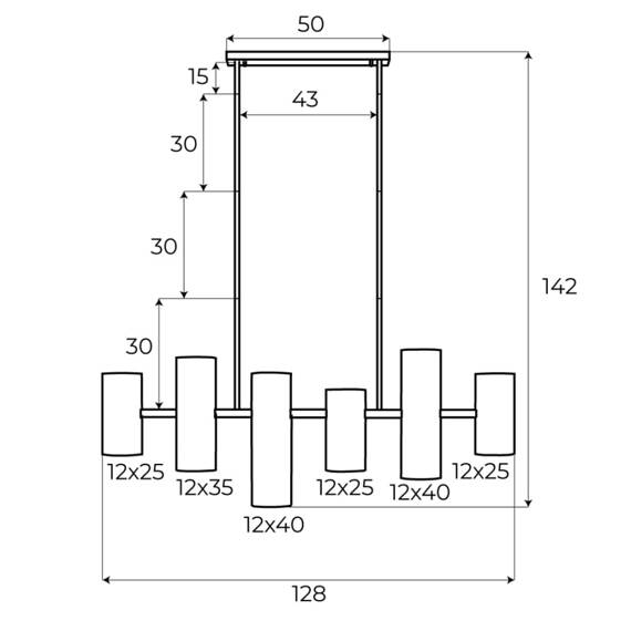 Maxlight Laxer Zwis nowoczesny P0504