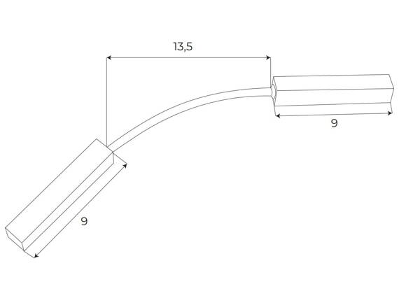 Maxlight Magnetic MA0003 Łącznik zasilania 