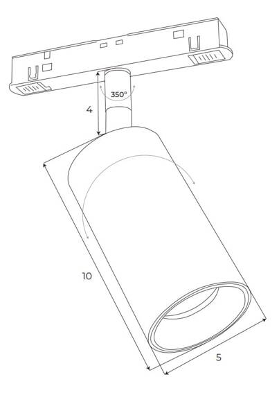 Maxlight Magnetic System On/Off M0031N Reflektor Magnetyczny 