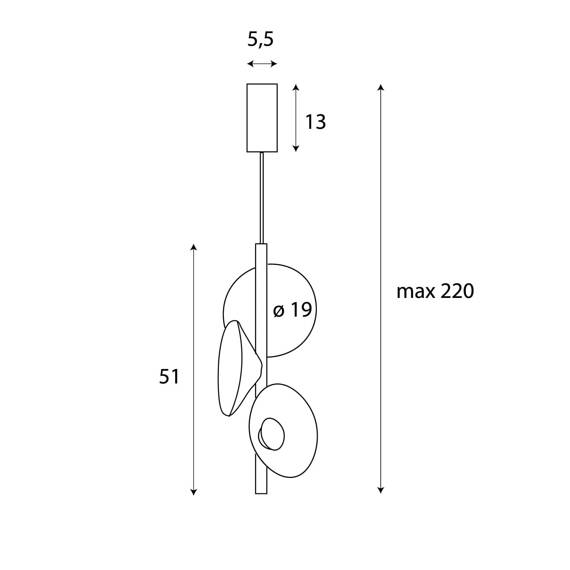 Maxlight Puro P0562 Lampa wisząca 