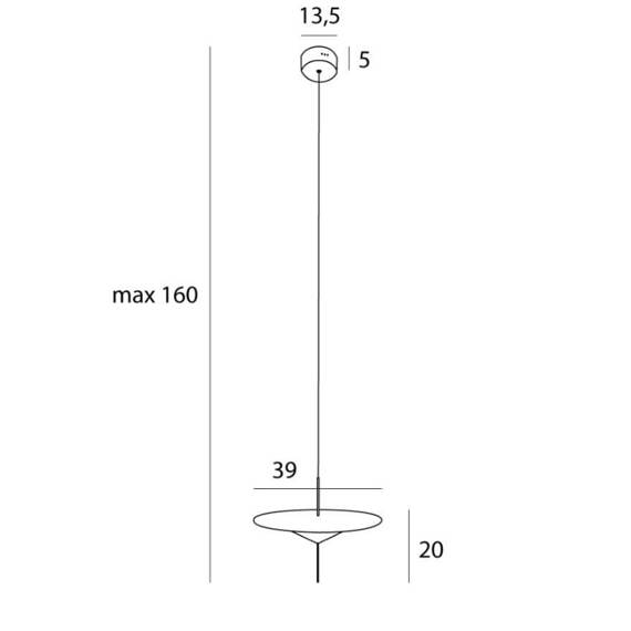 Maxlight Żyrandol Cone P0555