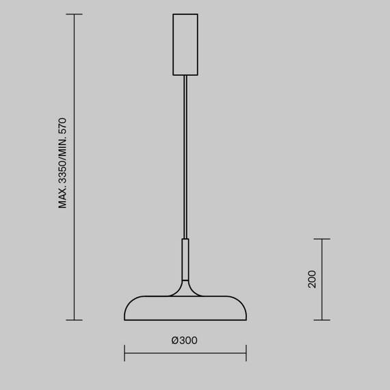 Maytoni Gerhard Lampa wisząca 30cm MOD189PL-L12B3K1