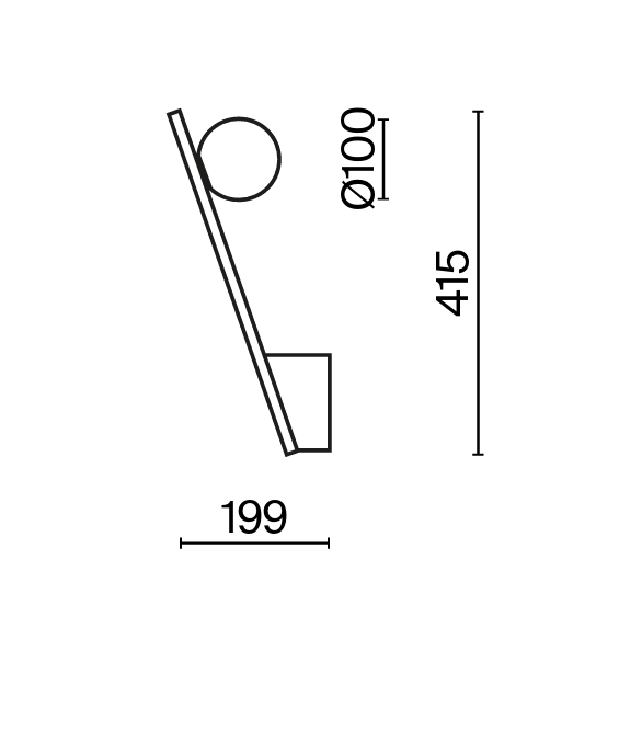 Maytoni Kazimir Lampa ścienna MOD175WL-01B