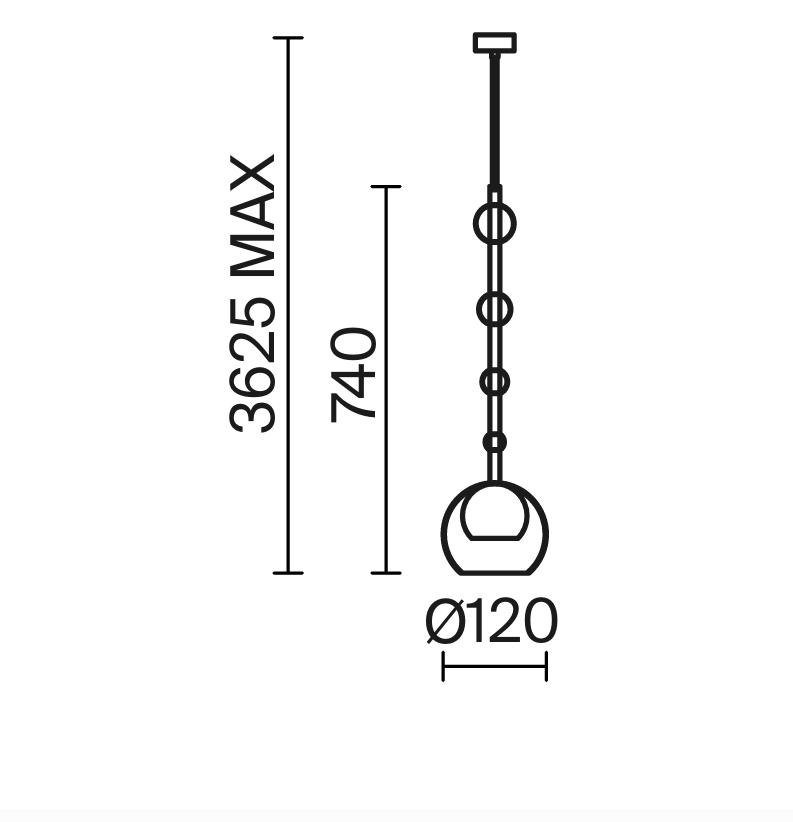 Maytoni Lampa wisząca Ros MOD227PL-01B1