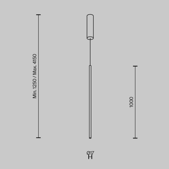 Maytoni MOD246PL-L24BK1 Oprawa wisząca Halo