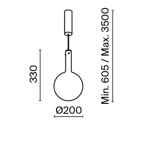 Maytoni Nebula Zwis MOD182PL-L4W3K