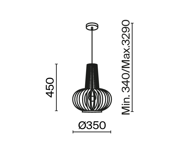 Maytoni Roots Żyrandol MOD193PL-01W