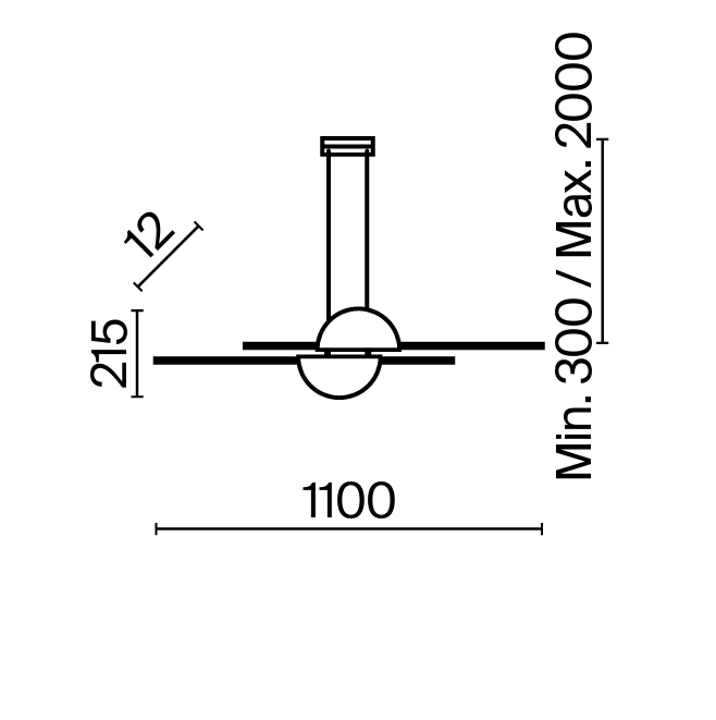 Maytoni Skyline MOD179PL-L26W4K Lampa wisząca