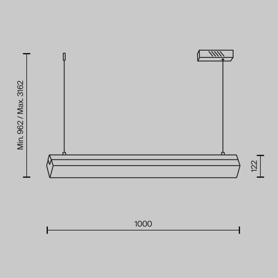 Maytoni Żyrandol Petra MOD250PL-L36BS3K