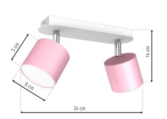 Milagro Dixie MLP7595 Lampa sufitowa