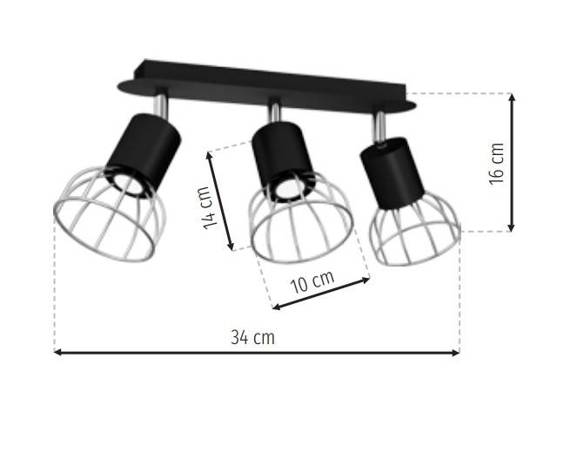 Milagro Lampa sufitowa Dante MLP7357