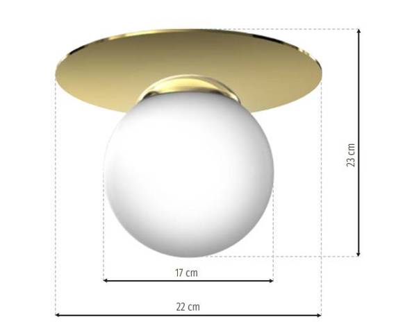 Milagro Plato Lampa sufitowa MLP7968