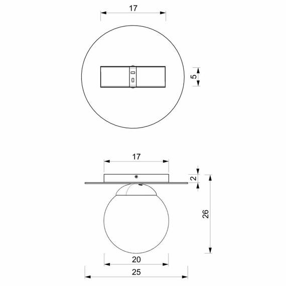 Milagro Plato MLP7969 Lampa sufitowa