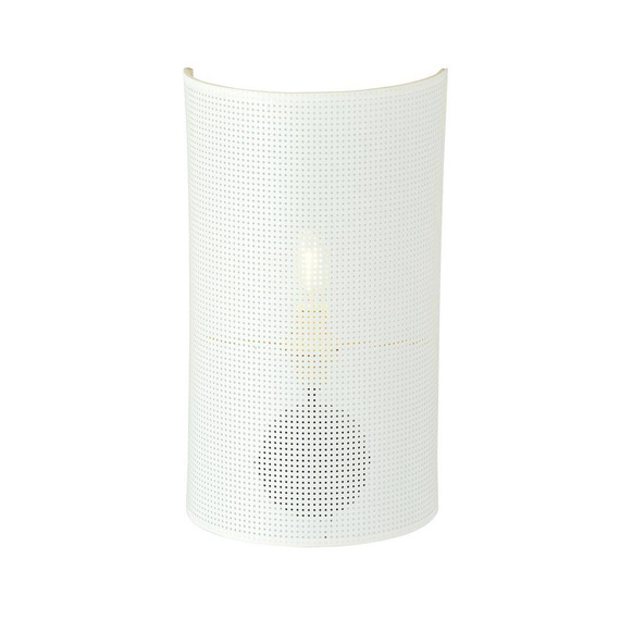 Natynkowa lampa ścienna ASTON K1 WHITE/GOLD czarny (1147/K1) - Emibig