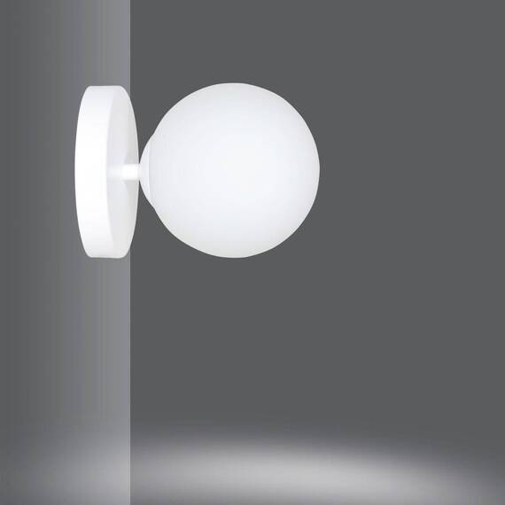 Natynkowa lampa ścienna BIOR K1 WHITE biały (1021/K1) - Emibig