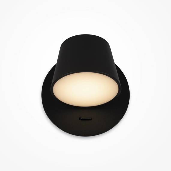 Natynkowa lampa ścienna Pixel czarny (MOD421WL-L6B3K) - Maytoni