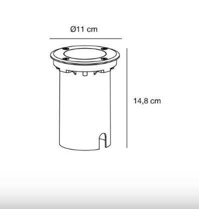 Nordlux Andor Lampa najazdowa 2218400034