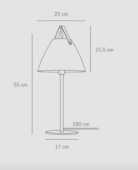 Nordlux Lampa stołowa 46205001 Strap