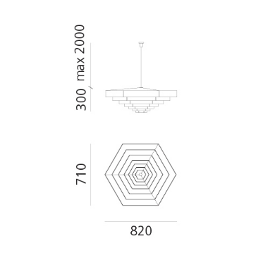 Nowoczesna lampa wisząca Artemide Lampada DM2004B10