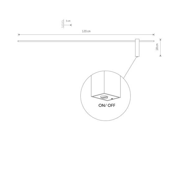 Nowodvorski 10851 Kinkiet Motive Led L 4000K