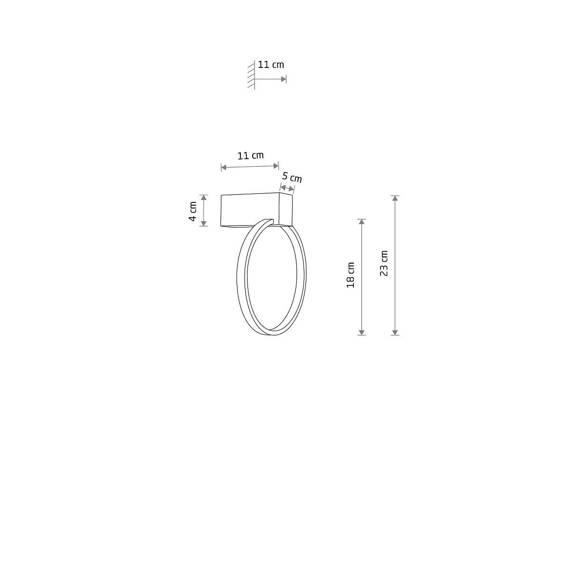 Nowodvorski Circolo LED XS 10808 3000K