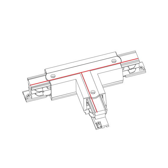 Nowodvorski Lącznik T 8242 Prawy Ctls Power T Connector T-R1 Czarny