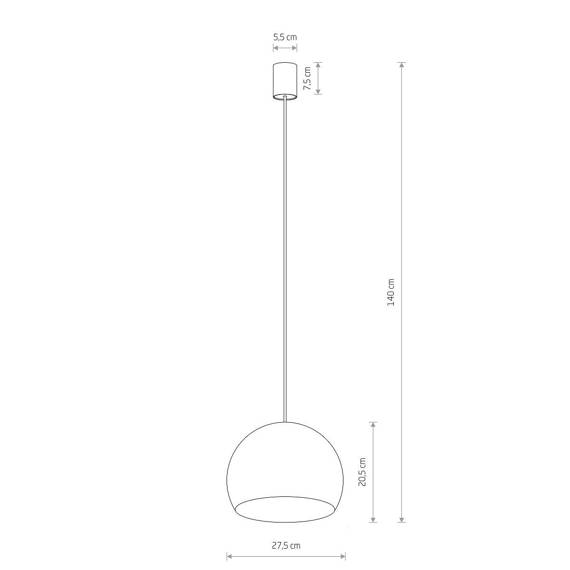 Nowodvorski Lampa wisząca Candy 10335