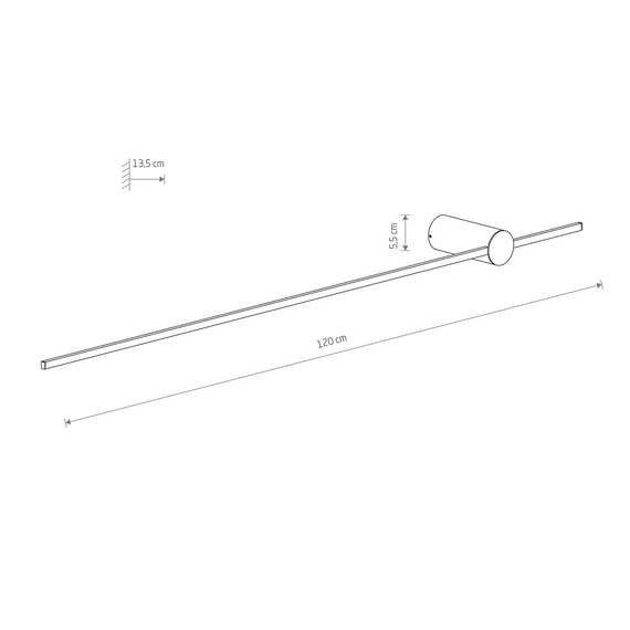 Nowodvorski Saber L 3000K Kinkiet 11588