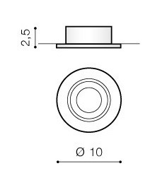 Oprawa Azzardo CARLO 1 AZ0804 Aluminium