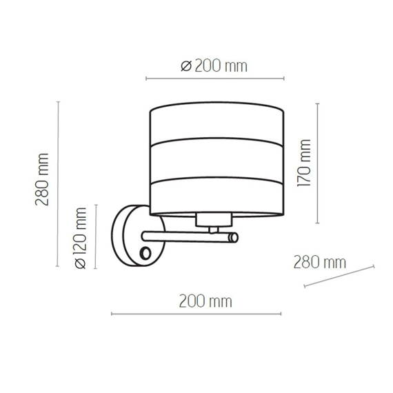 Oprawa Ścienna TK Lighting Tago 3221 