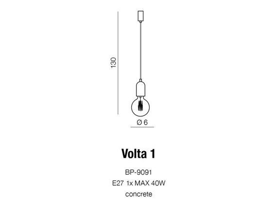 Oprawa loftowa Azzardo Volta AZ2384