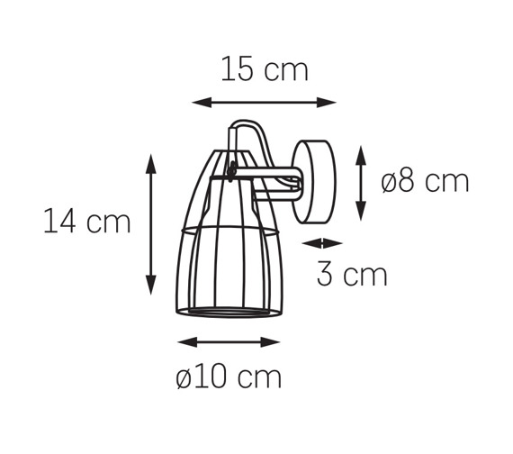 Oprawa ścienna Kaspa Frame 50571101