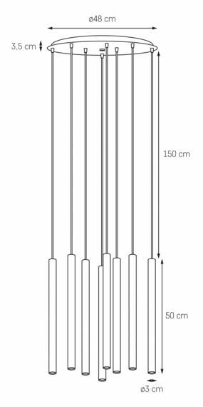 Oprawa sufitowa Kaspa Roll 11168801