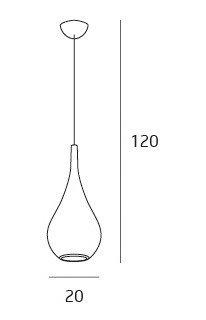 Oprawa sufitowa MaxLight Drop P0230